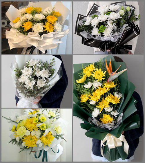 西藏那曲聂荣县白事花束代送